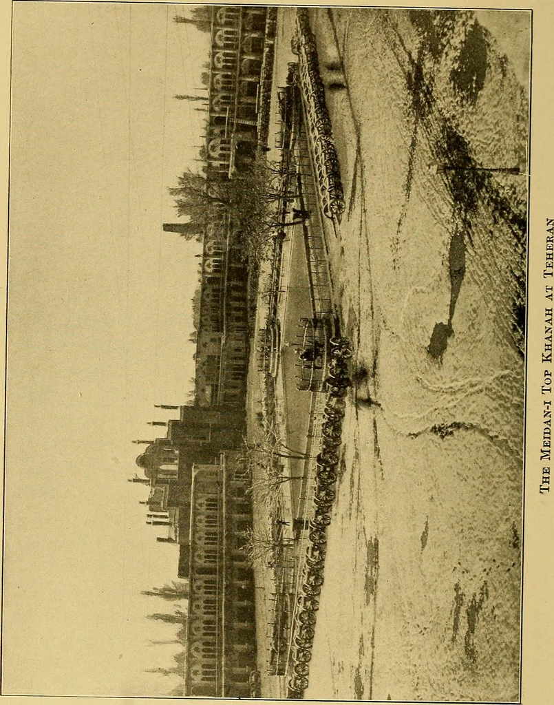 An illustration from Persia past and present; a book of travel and research, with more than two hundred illustrations and a map, 1906, leaf 695