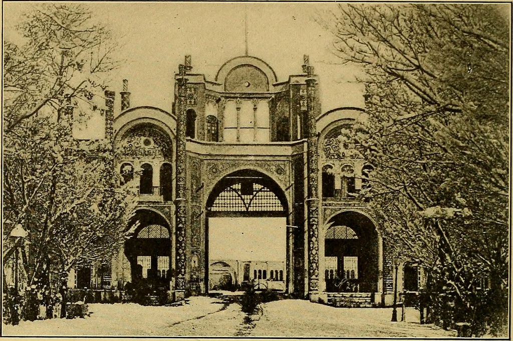 An illustration from Persia past and present; a book of travel and research, with more than two hundred illustrations and a map, 1906, leaf 699