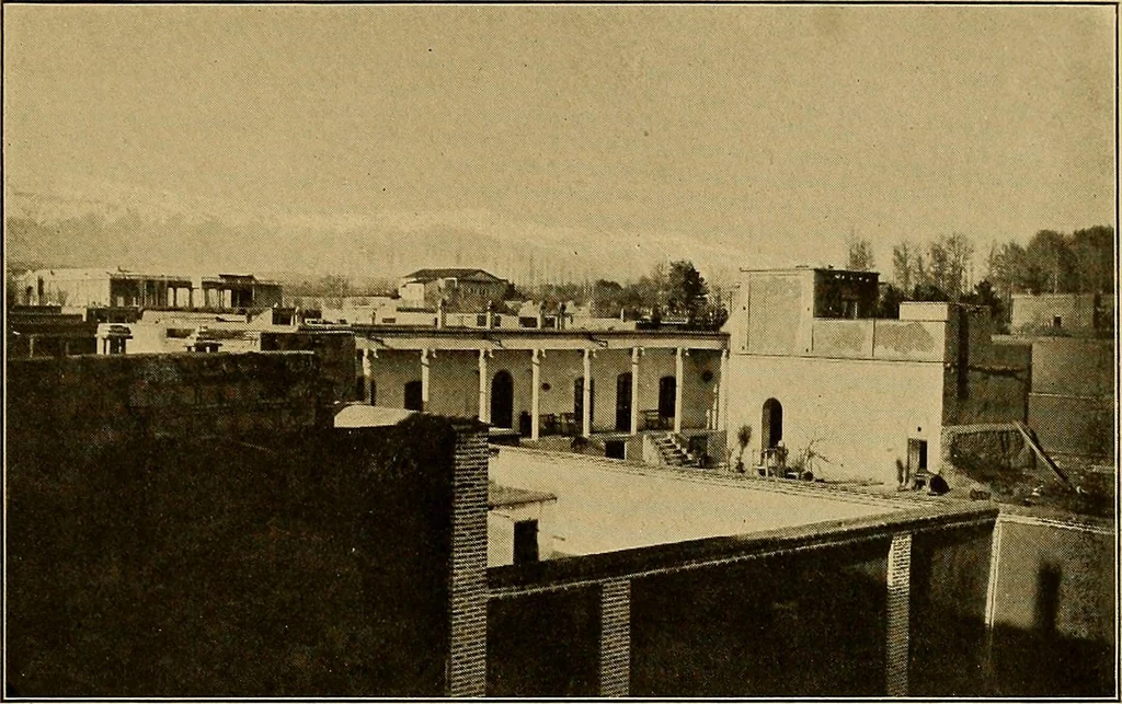 An illustration from Persia past and present; a book of travel and research, with more than two hundred illustrations and a map, 1906, leaf 706