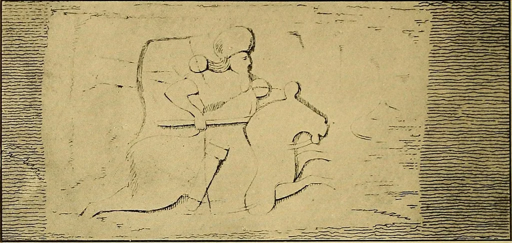 An illustration from Persia past and present; a book of travel and research, with more than two hundred illustrations and a map, 1906, leaf 735