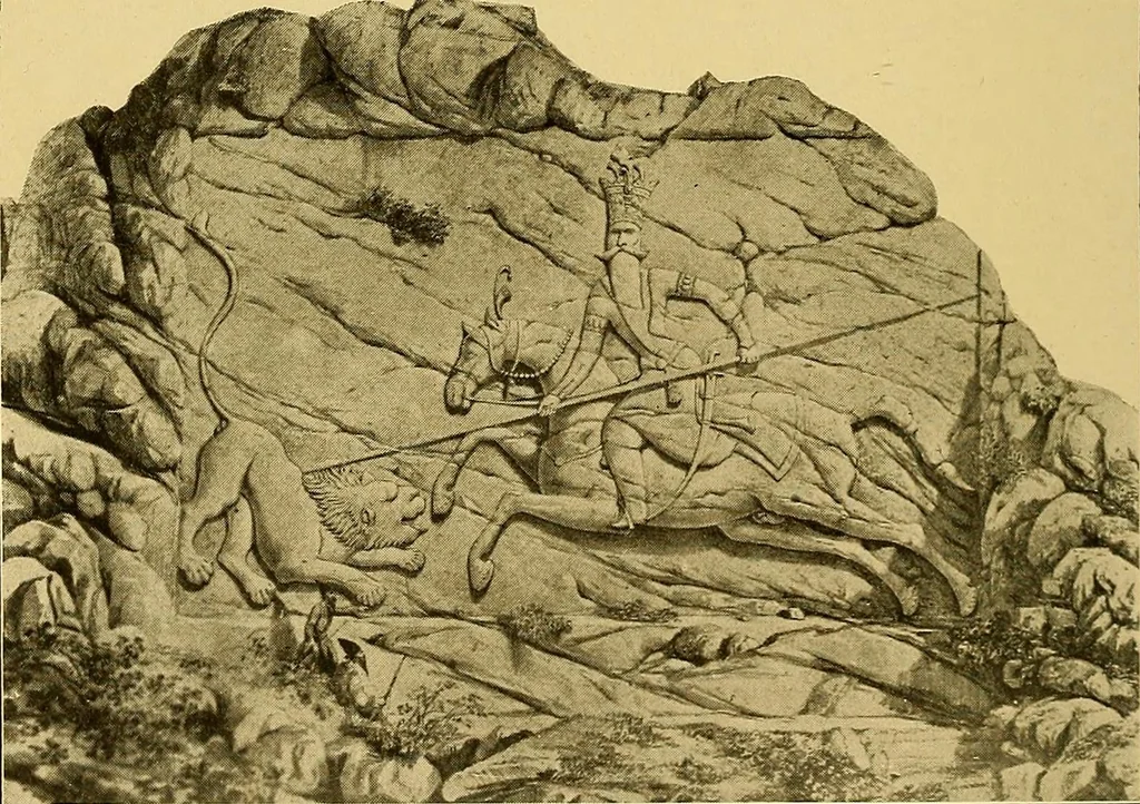 An illustration from Persia past and present; a book of travel and research, with more than two hundred illustrations and a map, 1906, leaf 735