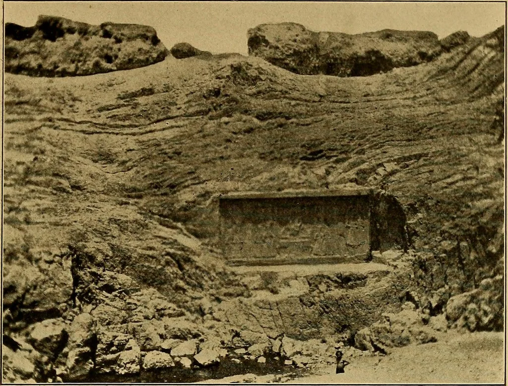 An illustration from Persia past and present; a book of travel and research, with more than two hundred illustrations and a map, 1906, leaf 738