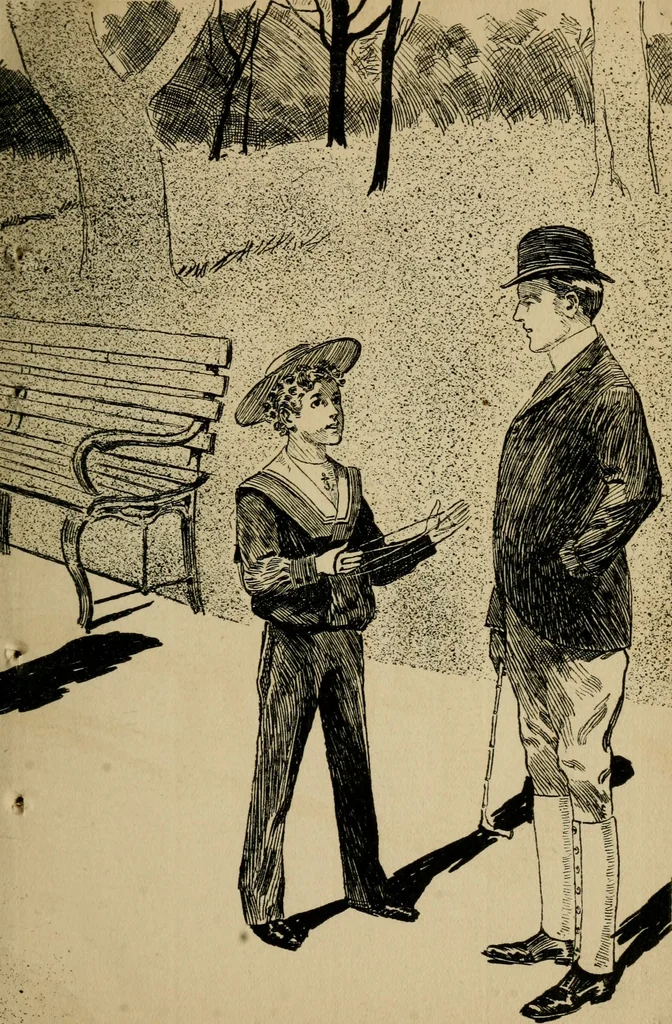 An illustration from Personal : being a brief treatise on what to wear, what not to wear, 1898, leaf 122