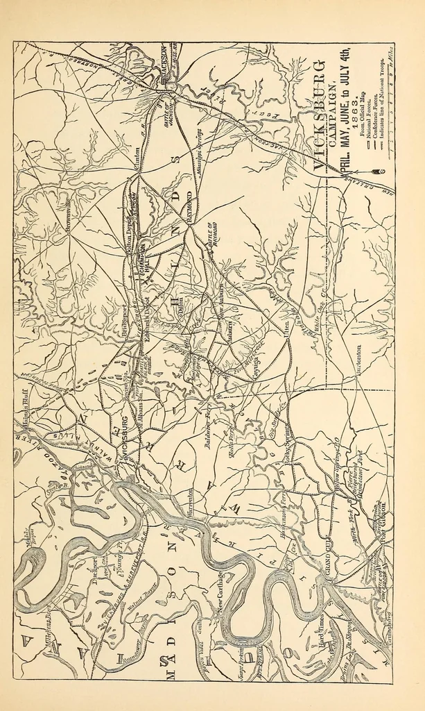 An illustration from Personal memoirs of U.S. Grant .., 1885, leaf 489
