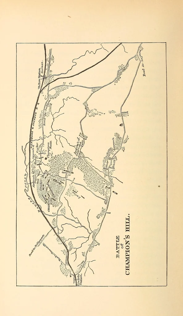 An illustration from Personal memoirs of U.S. Grant .., 1885, leaf 536