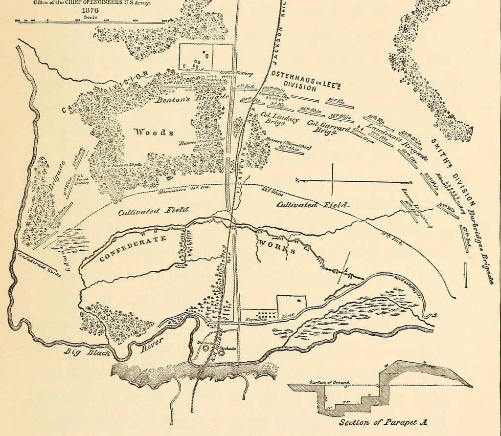 An illustration from Personal memoirs of U.S. Grant .., 1885, leaf 547