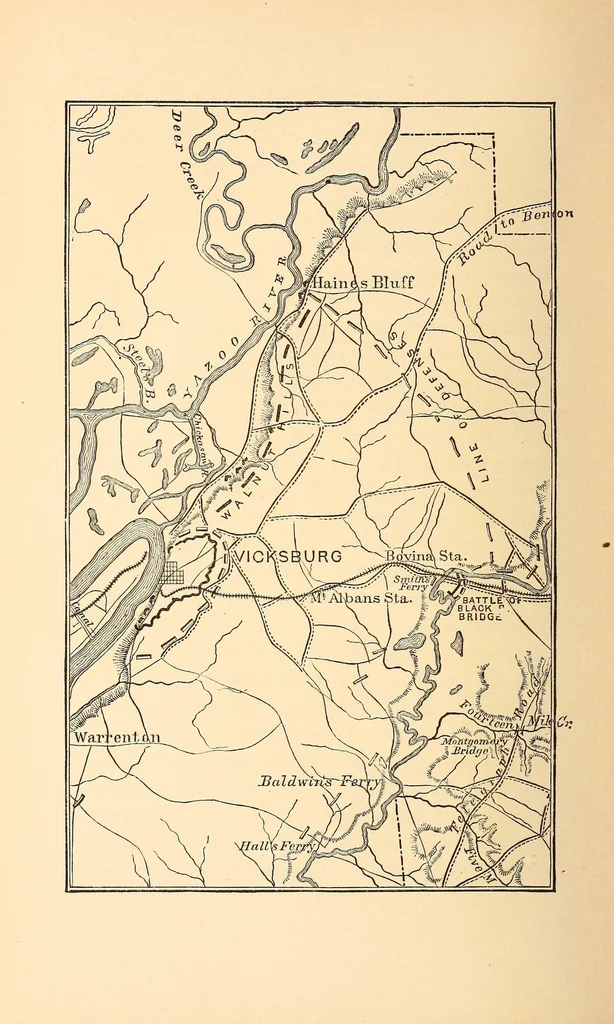 An illustration from Personal memoirs of U.S. Grant .., 1885, leaf 572