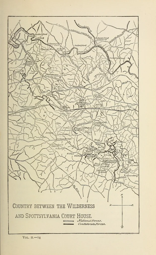 An illustration from Personal memoirs of U.S. Grant .., 1885, leaf 213
