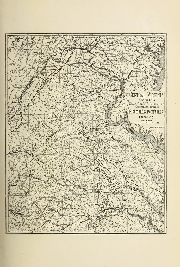An illustration from Personal memoirs of U.S. Grant .., 1885, leaf 265