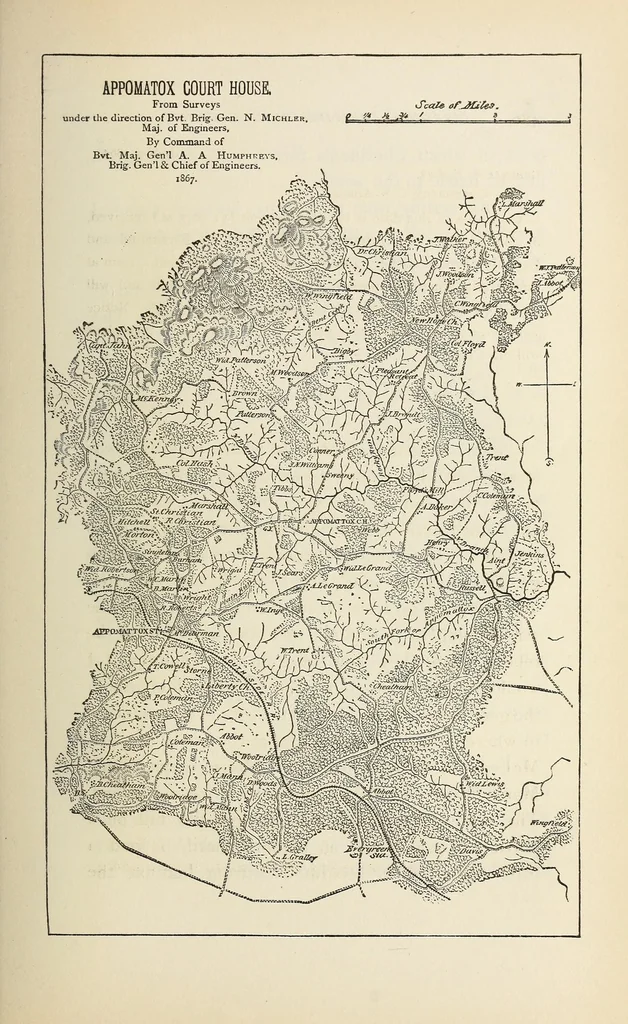 An illustration from Personal memoirs of U.S. Grant .., 1885, leaf 491