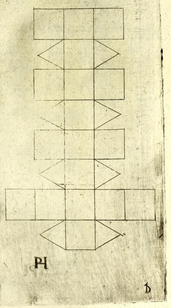 An illustration from Perspectiuische Reiss Kunst, 1625, leaf 157