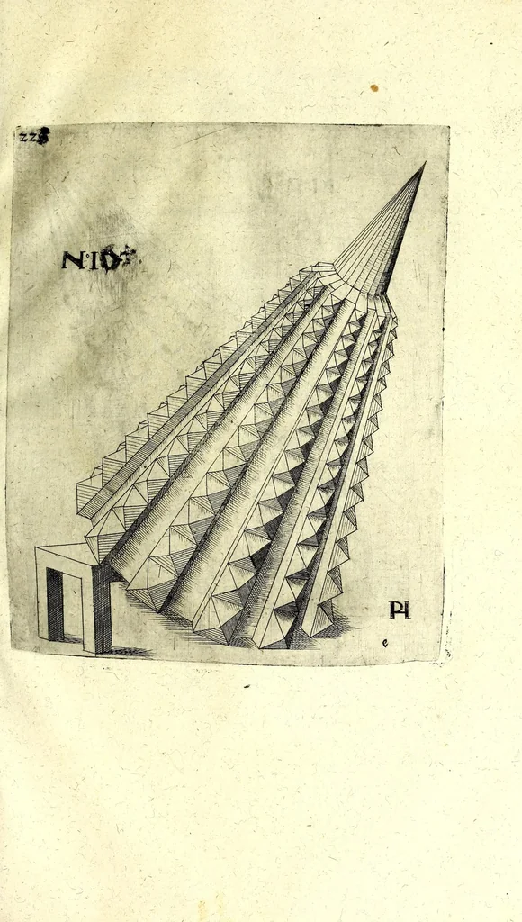 An illustration from Perspectiuische Reiss Kunst, 1625, leaf 237