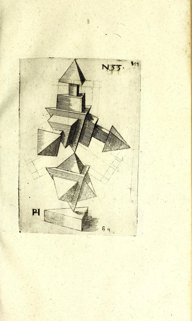An illustration from Perspectiuische Reiss Kunst, 1625, leaf 71
