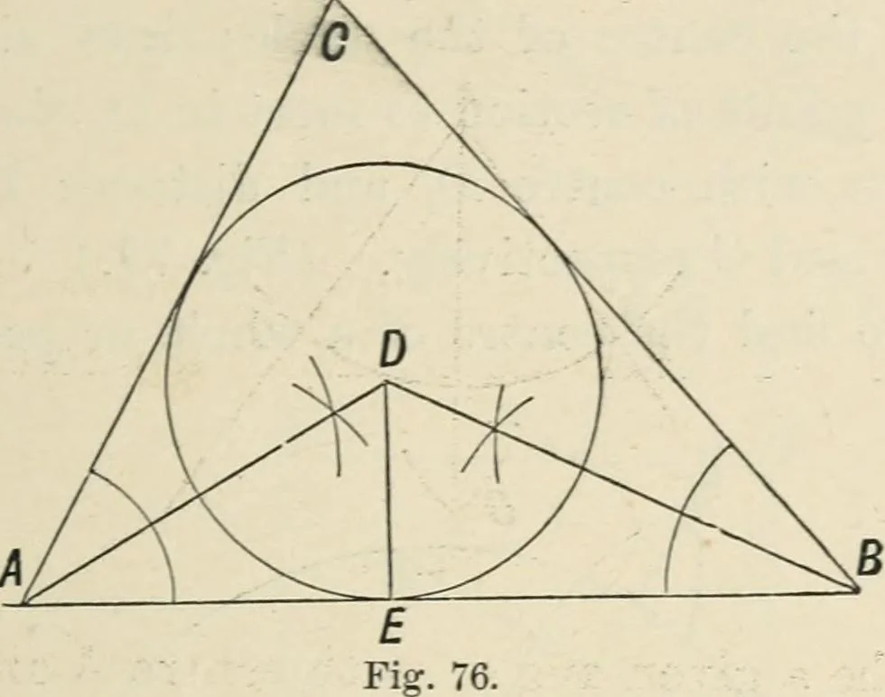 An illustration from Perspective and geometrical drawing : adapted to the use of candidates for second and third-class teachers' certificates, 1887, leaf 114