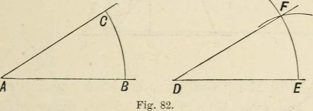 An illustration from Perspective and geometrical drawing : adapted to the use of candidates for second and third-class teachers' certificates, 1887, leaf 118