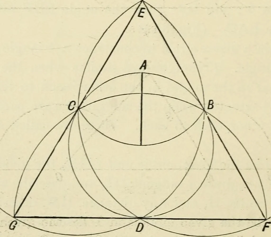 An illustration from Perspective and geometrical drawing : adapted to the use of candidates for second and third-class teachers' certificates, 1887, leaf 119