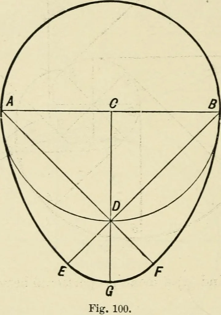 An illustration from Perspective and geometrical drawing : adapted to the use of candidates for second and third-class teachers' certificates, 1887, leaf 131