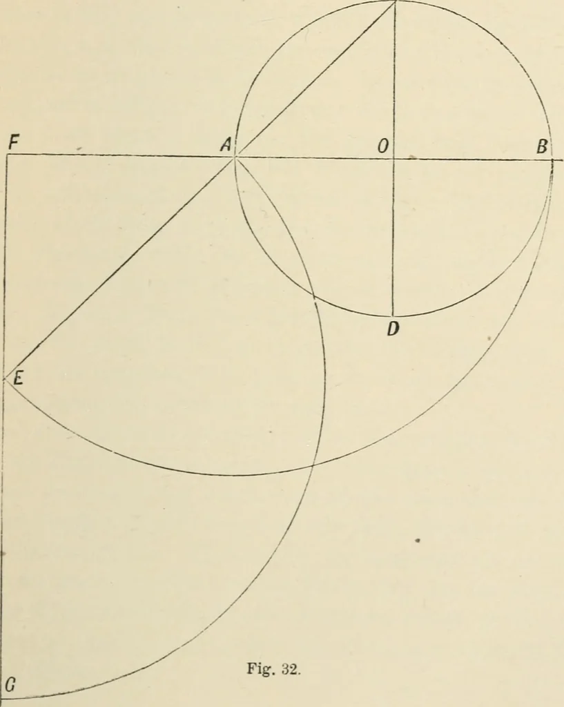 An illustration from Perspective and geometrical drawing : adapted to the use of candidates for second and third-class teachers' certificates, 1887, leaf 58