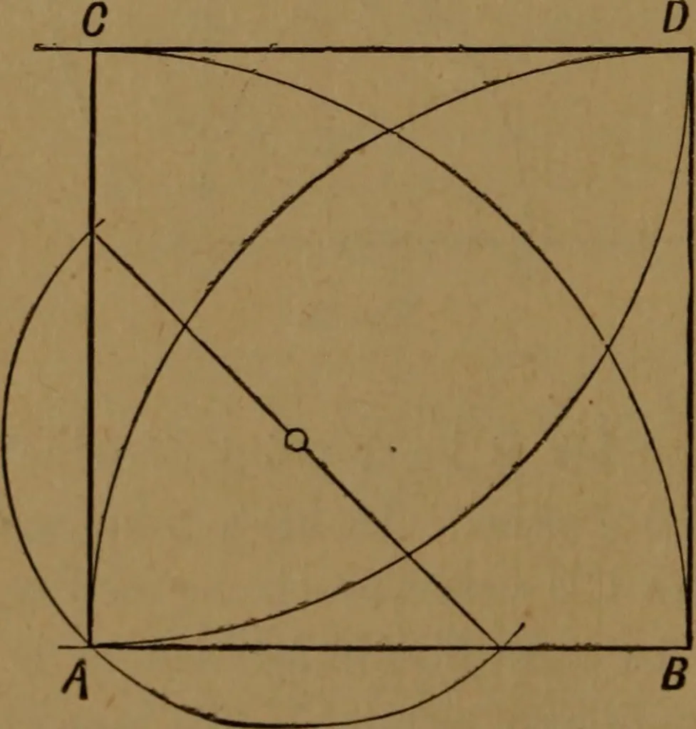 An illustration from Perspective and geometrical drawing adapted to the use of candidates for second and third-class teachers' certificates, 1887, leaf 111