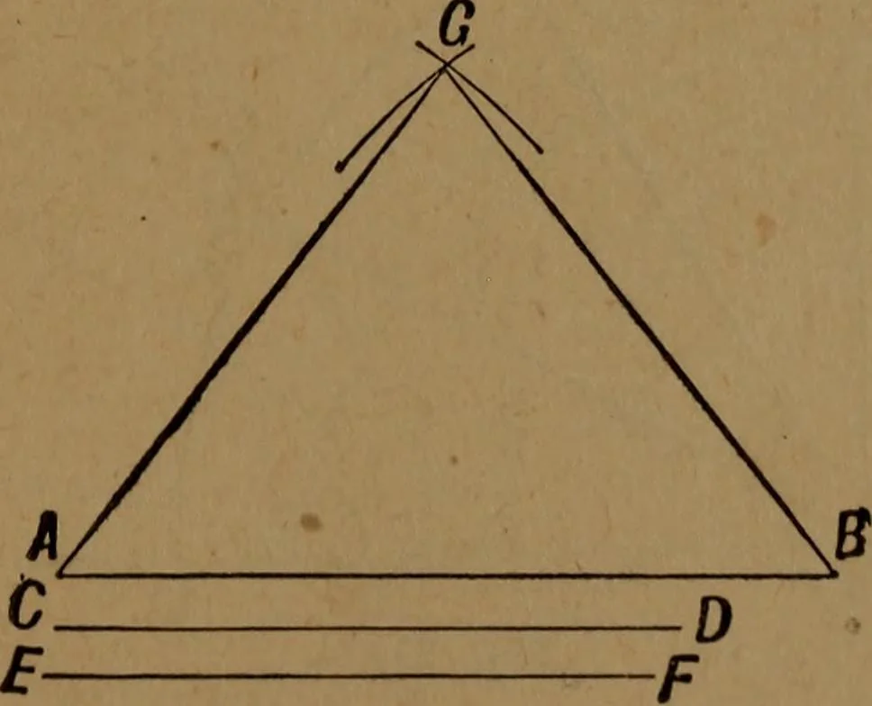 An illustration from Perspective and geometrical drawing adapted to the use of candidates for second and third-class teachers' certificates, 1887, leaf 114