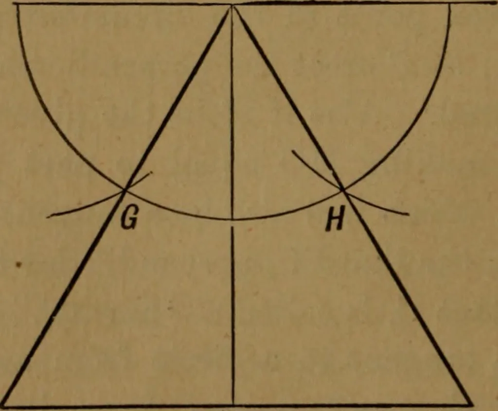 An illustration from Perspective and geometrical drawing adapted to the use of candidates for second and third-class teachers' certificates, 1887, leaf 119