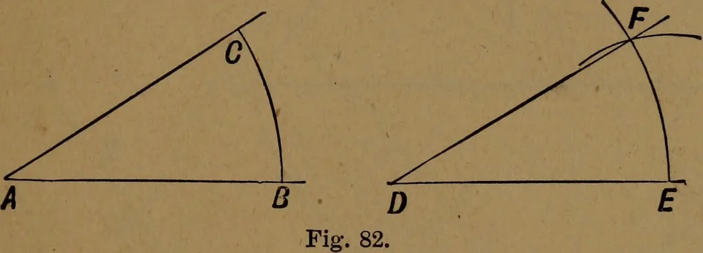 An illustration from Perspective and geometrical drawing adapted to the use of candidates for second and third-class teachers' certificates, 1887, leaf 120