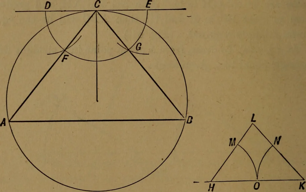 An illustration from Perspective and geometrical drawing adapted to the use of candidates for second and third-class teachers' certificates, 1887, leaf 121