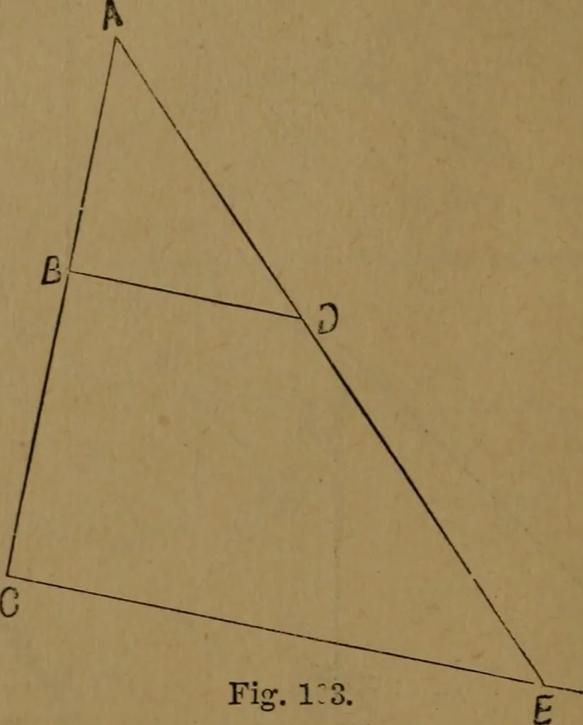 An illustration from Perspective and geometrical drawing adapted to the use of candidates for second and third-class teachers' certificates, 1887, leaf 135