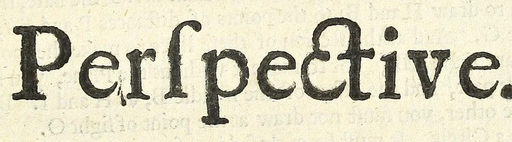 An illustration from Perspective practical, or, A plain and easie method of true and lively representing all things to the eye at a distance, by the exact rules of art ..., 1698, leaf 59