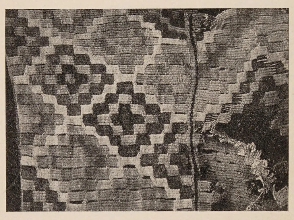 An illustration from Peruvian fabrics, 1916, leaf 16