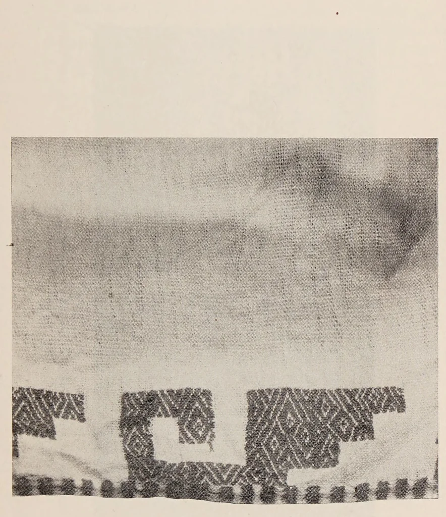 An illustration from Peruvian fabrics, 1916, leaf 33