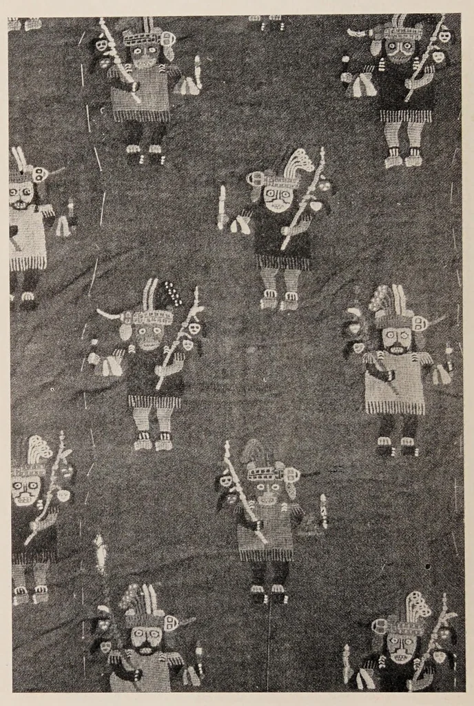 An illustration from Peruvian fabrics, 1916, leaf 36