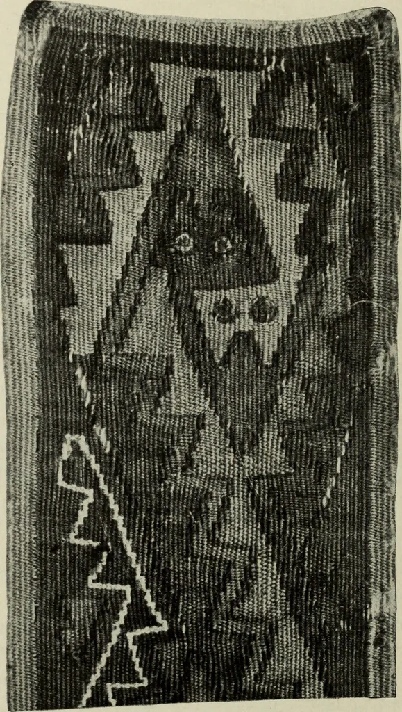 An illustration from Peruvian fabrics, 1916, leaf 17