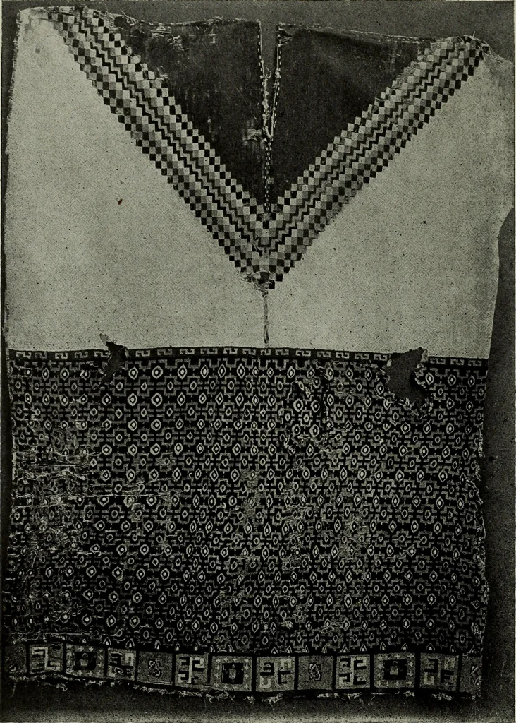 An illustration from Peruvian fabrics, 1916, leaf 25