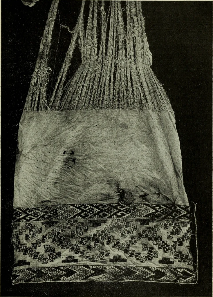 An illustration from Peruvian fabrics, 1916, leaf 28