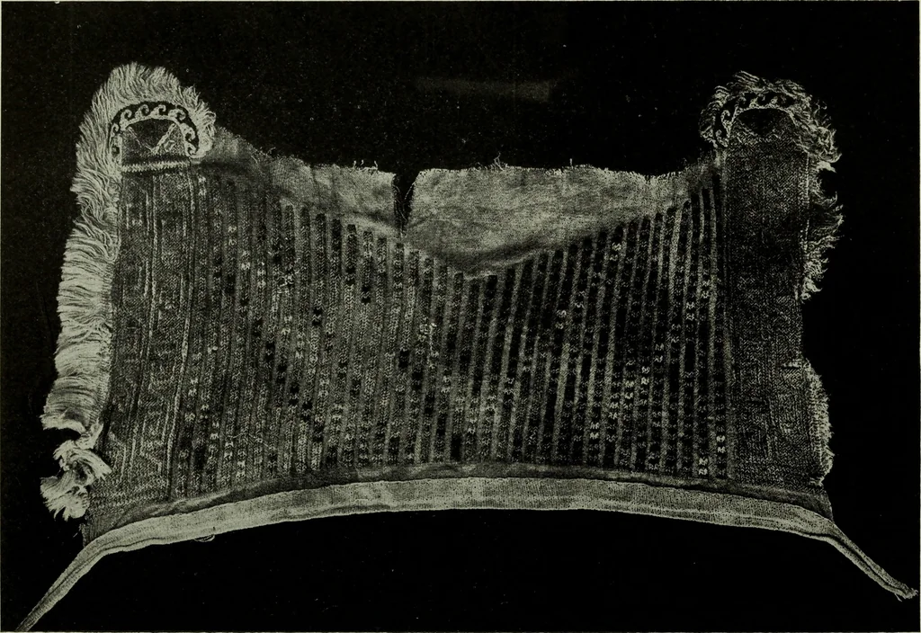An illustration from Peruvian fabrics, 1916, leaf 34