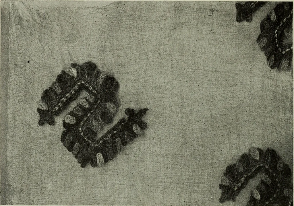 An illustration from Peruvian fabrics, 1916, leaf 35