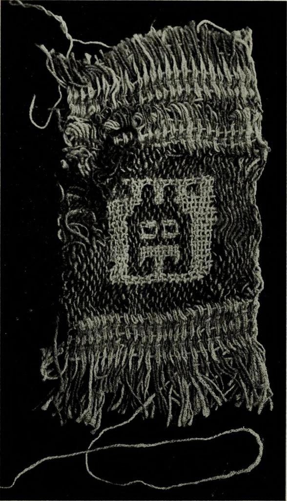 An illustration from Peruvian fabrics, 1916, leaf 37