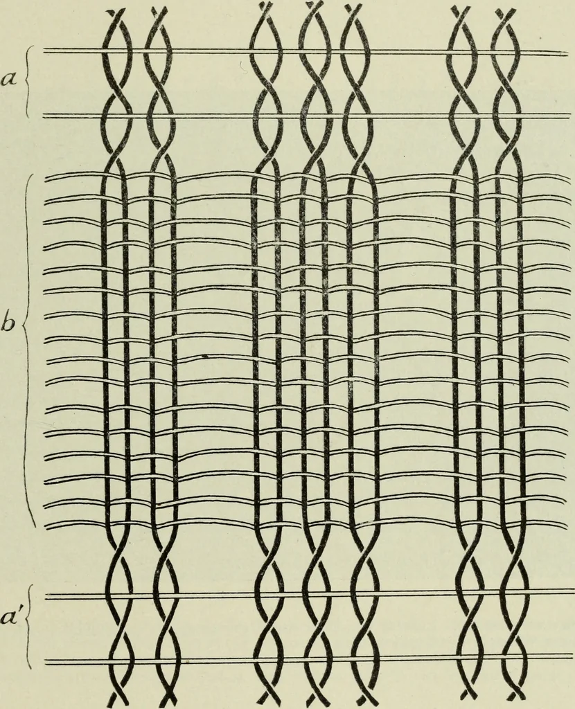 An illustration from Peruvian fabrics, 1916, leaf 44