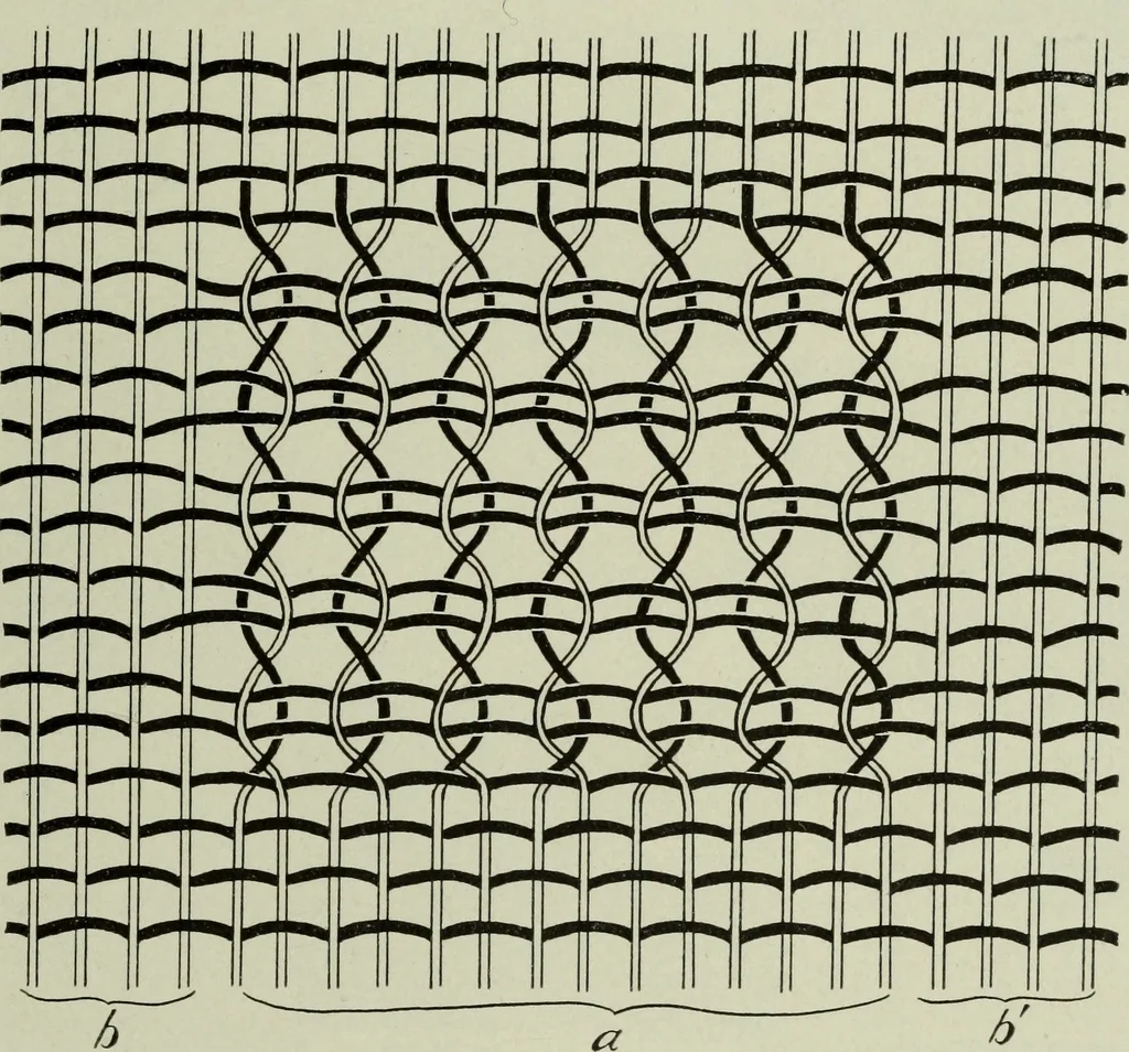 An illustration from Peruvian fabrics, 1916, leaf 46