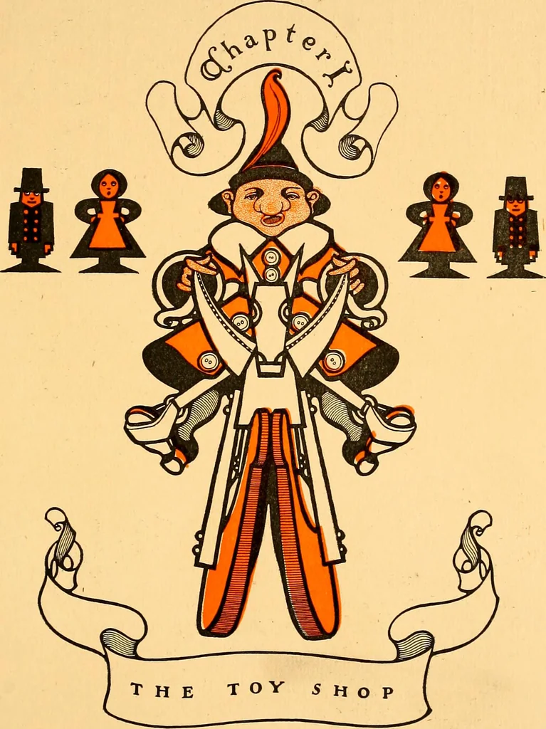 An illustration from Peter Poodle,: toy maker to the king, 1906, leaf 12