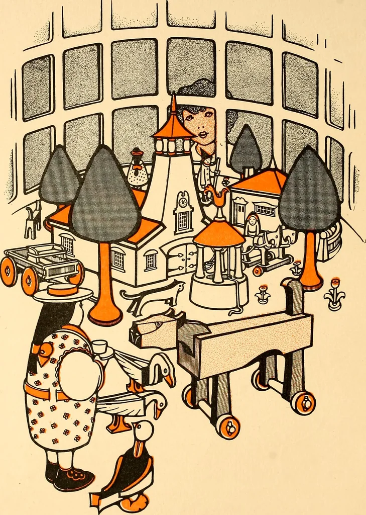 An illustration from Peter Poodle,: toy maker to the king, 1906, leaf 13