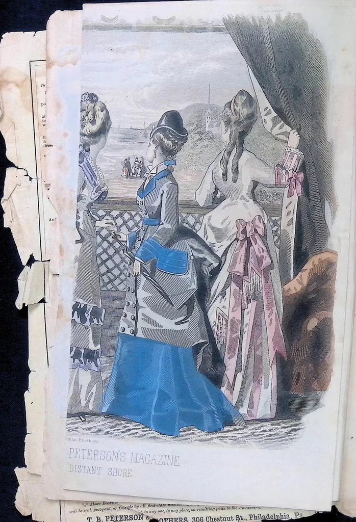 An illustration from Peterson's Ladies National Magazine May 1875, 1875, leaf 5