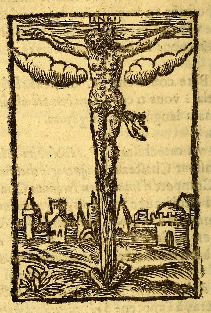 An illustration from Petit catechisme ou sommaire des trois premieres parties de la doctrine chrestienne., 1664, leaf 22