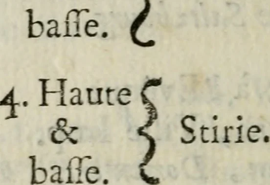 An illustration from Petit dictionnaire du tems pour l'intelligence des nouvelles de la guerre, 1747, leaf 133