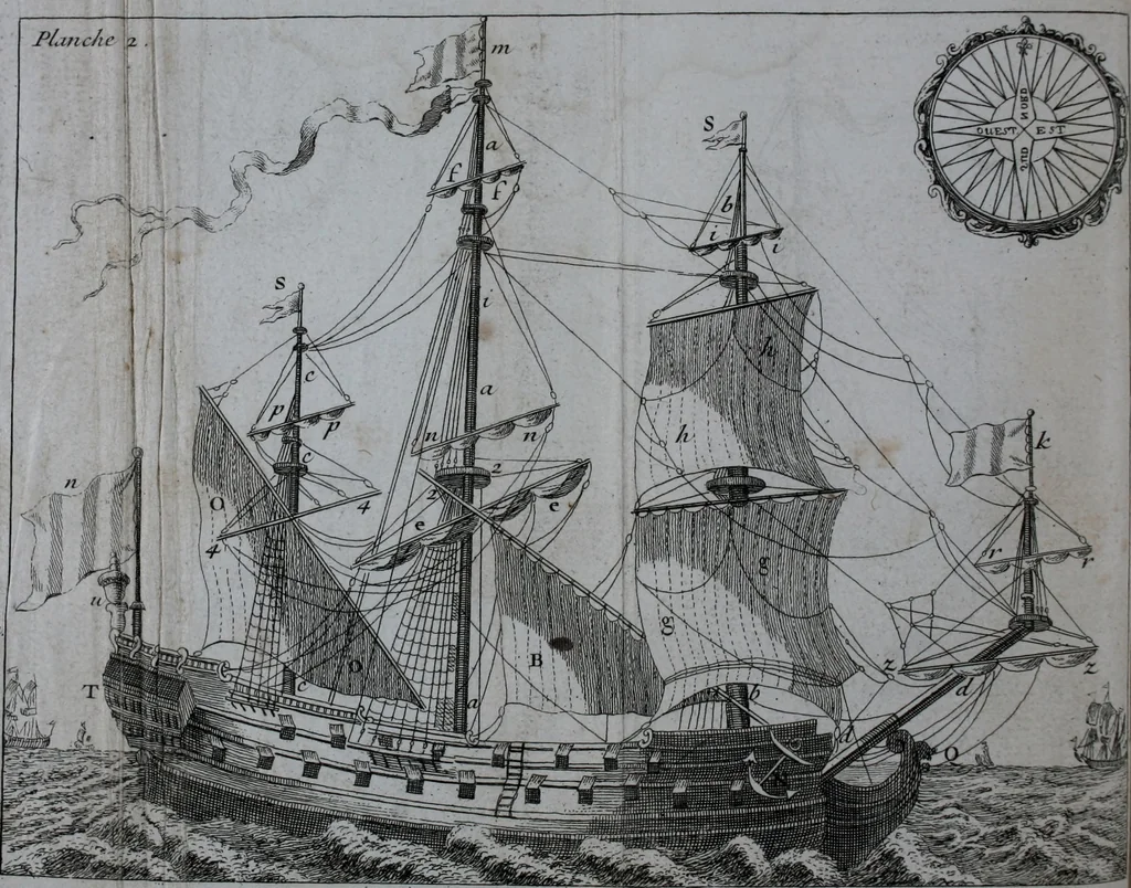An illustration from Petit dictionnaire du tems pour l'intelligence des nouvelles de la guerre, 1747, leaf 31