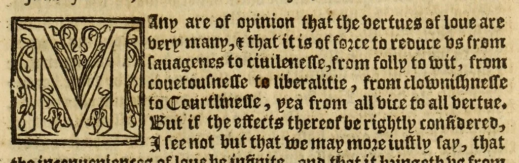 An illustration from A petite palace of Pettie his pleasure : containing manie pretie histories, 1613, leaf 107