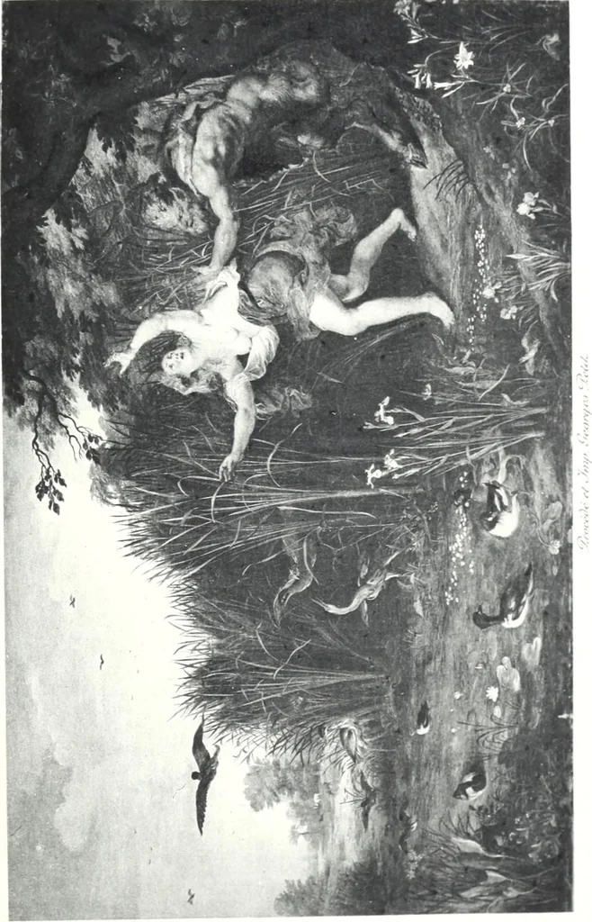 An illustration from Catalogue des tableaux modernes & anciens, objets d'art & de curiosité composant la collection de M. G-- : et dont la vente aura lieu par suite deo son décès Galerie Georges Petit ... les samedi 14, lundi 16 et mardi 17 mai 1898 ... : commissaire-priseur Me Paul Chevallier ..., experts: pour les tableaux modernes M. Georges Petit ... MM. Allard & Noel ...; pour les tableaux anciens MM. Féral père & fils ...; pour les objets d'art, MM. Mannheim .., 1898, leaf 180