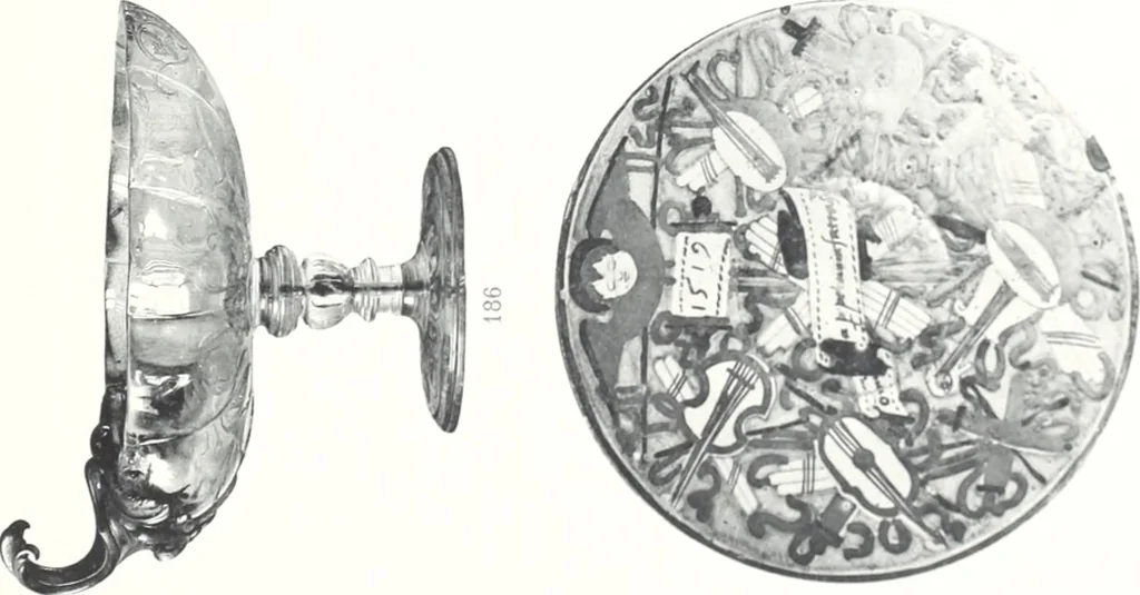 An illustration from Catalogue des tableaux modernes & anciens, objets d'art & de curiosité composant la collection de M. G-- : et dont la vente aura lieu par suite deo son décès Galerie Georges Petit ... les samedi 14, lundi 16 et mardi 17 mai 1898 ... : commissaire-priseur Me Paul Chevallier ..., experts: pour les tableaux modernes M. Georges Petit ... MM. Allard & Noel ...; pour les tableaux anciens MM. Féral père & fils ...; pour les objets d'art, MM. Mannheim .., 1898, leaf 206