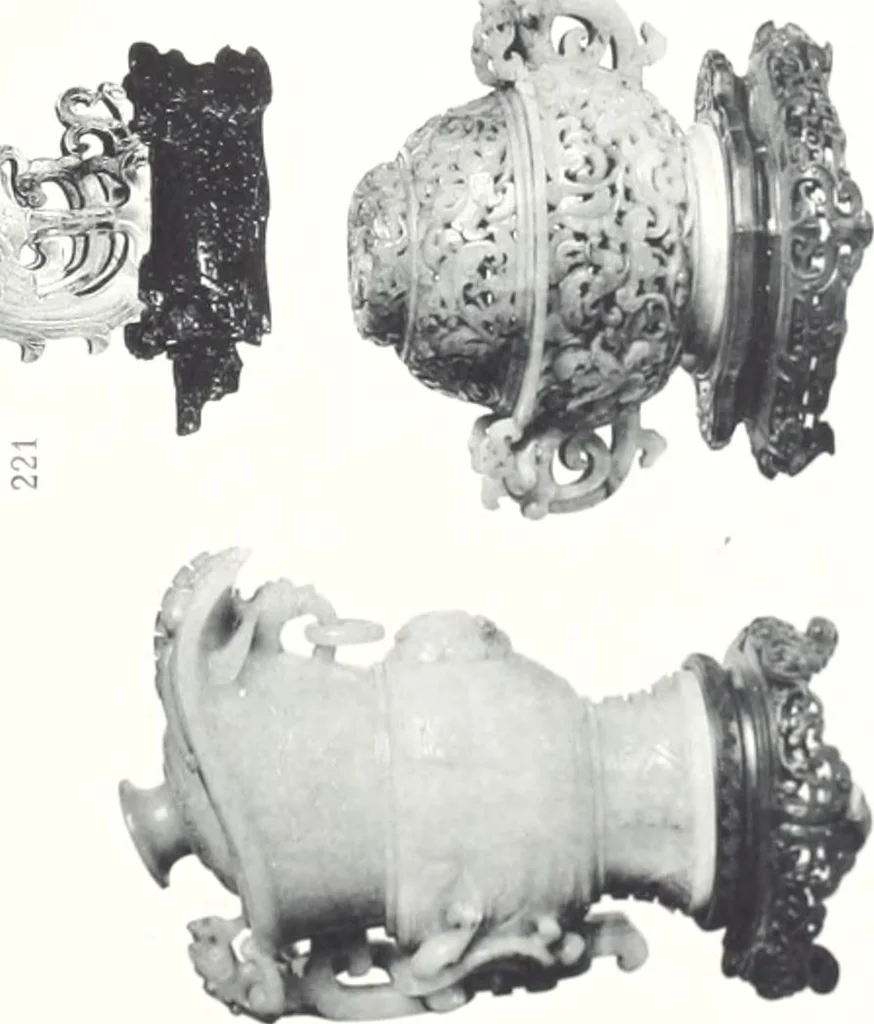 An illustration from Catalogue des tableaux modernes & anciens, objets d'art & de curiosité composant la collection de M. G-- : et dont la vente aura lieu par suite deo son décès Galerie Georges Petit ... les samedi 14, lundi 16 et mardi 17 mai 1898 ... : commissaire-priseur Me Paul Chevallier ..., experts: pour les tableaux modernes M. Georges Petit ... MM. Allard & Noel ...; pour les tableaux anciens MM. Féral père & fils ...; pour les objets d'art, MM. Mannheim .., 1898, leaf 220
